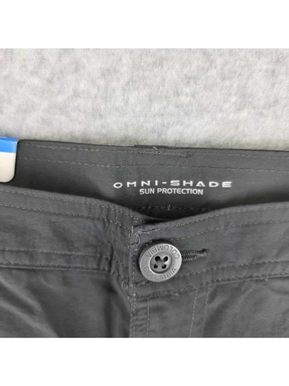 Columbia Smith Creek Convertible Pants Mens 32x32 Gray Omni-Shade Hiking NWT